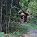 Kleine Bergwachthütte am Bankerl.