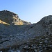 Die Steilstufe oberhalb Punkt 2539 m, umrahmt von zwei Punkten 2751 m