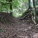 Abgebaute Malá Čertova zeď am Berg Zabitý