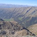 Blick Richtung Matscher Tal; im Hintergrund Silvretta  (die angegebene Höhe des Fluchthorns trifft nach dem Bergsturz nicht mehr zu!)