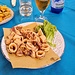 <b>Buon appetito con anelli di calamari fritti.</b>