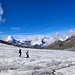 Abstieg über den Gletscher