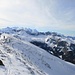 Traumhafte Aussicht in die Berner Alpen. 