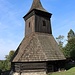 Vyskeř, hölzerner Glockenturm von 1750