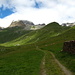 Aufstieg über die Alp Es-cha Dadour