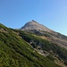 Aufstieg vom Issanger zum Lafatscher Joch, oben der Vorgipfel der Speckkarspitze