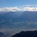Quellbewölkung und Nebelwalze über dem Alpenhauptkamm
