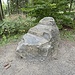 solche Felsbrocken (mehr als 50% Kalkanteil) findet man entlang des Pfades; eine Art Gesteins-Lehrpfad