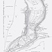Kartenskizze des Rhonegletschers, aus Albert Heim: Handbuch der Gletscherkunde, 1885. Der Ingenieur und Glaziologe Phillipp Gosset (1838 - 1911) machte sich durch seine aufwändigen Vermessungen des Rhonegletschers bekannt, wo es ihm gelang, die Fliessgeschwindigkeit der Eismassen an der Gletscheroberfläche zu ermitteln. Das Bild zeigt an vier, mit farbigen Steinen markierten Profilen die Bewegung der Eisoberfläche von 1874 - 1882. Im 19. JH. galt: Der Gletscher fliesst, die Fronten erstarren. Im 21. JH ziehen sich die Gletscherzungen hingegen rasant zurück. 