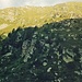 Von Südwesten, aus dem Bereich der Alpe di Pivicióu, wirkt der Masnàn vergleichsweise sanft. Noch fehlen aber ein paar hundert Höhenmeter.