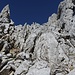 Steile Kletterpassagen 1 oder Klettersteig B