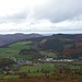 Blick von Feldstein nach Westen über einen Teil des nördlichen Rothaargebirges