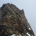 Aufstieg zum Schneebigen Nock - erster, mit Ketten gesicherter Felsaufschwung