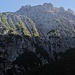 Blick auf die wilden Bergflanken südöstlich<br />(links Potschallkopf, rechts schon eine der Bockkarspitzen(?)