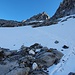 Aufstieg zur Trippachscharte - erste Gletscherberührung - kümmerliche Reste des Trippachkees - ohne Steigeisen machbar