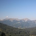 Blick hinüber zu den nördlichen Ausläufer des Karwendel