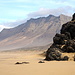 Die höchsten Berge Fuerteventuras brechen auf dieser Seite steile 800m herab.