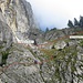 Gebiet der Gemswaid mit dem oberen Eingang der Grube I sowie dem Zustieg zur Grube II (Lehmgrube), wo sich auch der "Klettergarten Lehmgruäb" befindet (Foto Bergwerk Gonzen) 