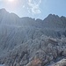 Abstieg – Rückblick zur Rotwand - Stau im Klettersteig<br />