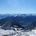 Panorama in das weite Hochtal unterhalb des Hochiss und zum Alpenhauptkamm