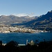 Tiefblick auf Lugano und das Seebecken