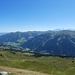 Blick zum Schattberg und die ersten Gipfel, wo der Marathon heute los ging