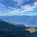 Chamechaude - Ausblick am Gipfel über das Tal der Isère in etwa östliche Richtung.