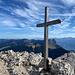 Chamechaude - Blick vom höchsten Gipfel der Chartreuse zum höchsten Gipfel der gesamten Alpen, der hinten im Dunst auszumachen ist.