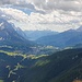 Blick vom Gipfel Richtung Cortina
