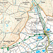 In den Karten 1:25’000 von Ordnance Survey sind Gebiete mit freiem Betretungsrecht mit einem hellen orangen Farbton hinterlegt. Ausserhalb dürfen grundsätzlich nur die grün gekennzeichneten <i>Public Footpathes</i> benutzt werden.<br />Quelle: <a href="https://streetmap.co.uk" rel="nofollow">https://streetmap.co.uk</a>