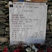 All’interno della cappella posta poco sotto la cima del Pizzo Marona, una lapide ricorda alcuni giovani caduti durante il rastrellamento del ’44.