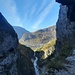 Durch diese Schlucht schwappte beim Unglück eine 70 Meter hohe Welle in Richtung Longarone