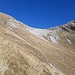 Scharte zwischen Monte Serva (links) und Porta de I Tre Mas’ci (2094 m)