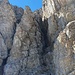 Kamin direkt unterhalb des Gipfels der Inneren Eisengabelspitze<br />(kann auch umgangen werden)