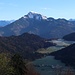 Zoom zum beeindruckenden Schafberg.