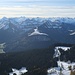 Über Genner- und Gruberhorn schaut man ins Tennengebirge.