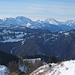 Auch die Berchtesgadener Alpen setzen sich in Szene.