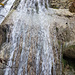 der erste, hier der unterste Wasserfall - ca. 4 m hoch, Foto vom 19.11.2023, frisch nach dem Regen