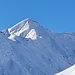 <b>La Punta di Valrossa (2968 m) vista dall'Alpe della Cassina Baggio (foto del 29.11.2023).</b>