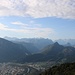 auf dem Fuderheustein mit Blick nach Süden zu den Berchtesgadener Alpen
