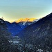 Dal parcheggio in Val d'Ambra, in alto c'è il sole, noi in valle non ne beneficieremo