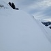 Ich stampfte durchs Tobelweidli, erst bei der Alphütte P.1377 wurde der Schnee allmählich kompakter