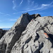 Im Abstieg von der Pointe Percée - Am Südgrat, noch unweit des Gipfels.