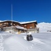 Das verschlossene Skihaus Casanna