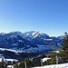 Sitzplatz mit schöner Aussicht zum Alpstein auf der Forstegg