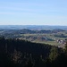 Ein flüchtiger Blick ins Westallgäu beim Abstieg.