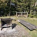 die Feuer- und Picknickstelle zwischen Röti und Rötiweid