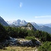 Vom Gamsanger, Sicht Zugspitze, Alpspitze und Blassengrat.