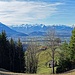 Blick übers Rheintal in die Schweiz