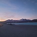 Sonnenuntergang in unserem Camp direkt an der Laguna